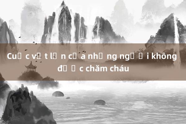 Cuộc vật lộn của những người không được chăm cháu