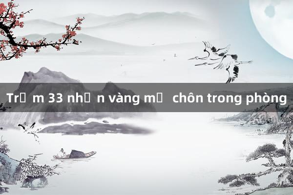 Trộm 33 nhẫn vàng mẹ chôn trong phòng